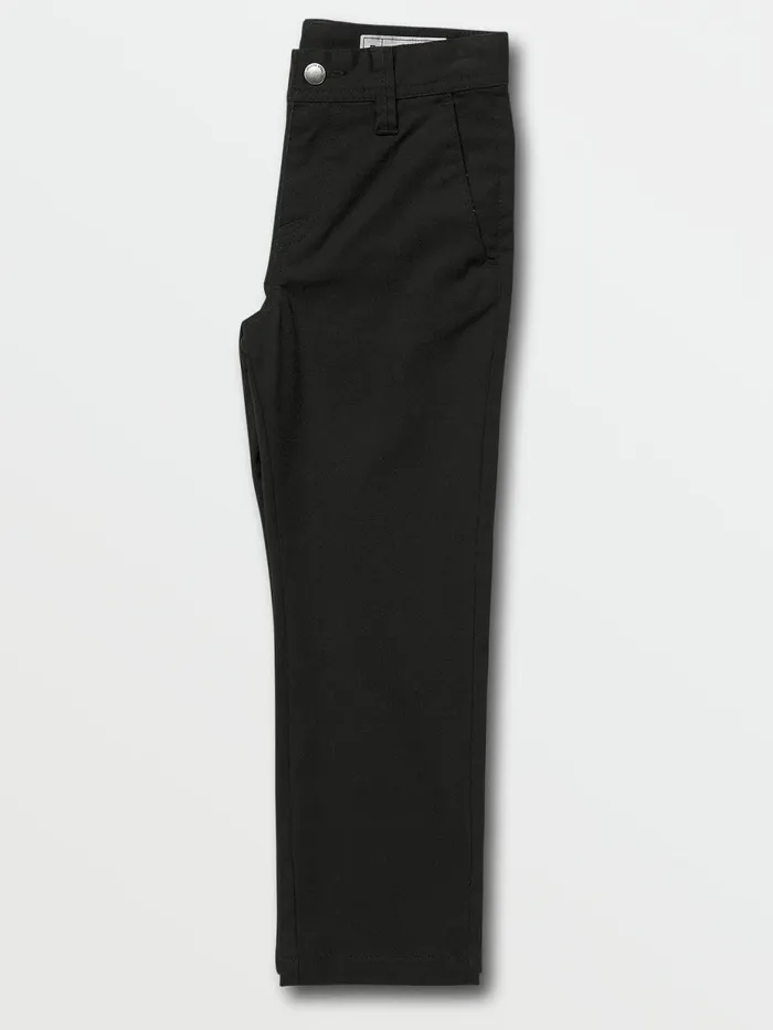 Boys Pants Volcom Little Boys Frickin Modern Stretch Pants 8211 Black