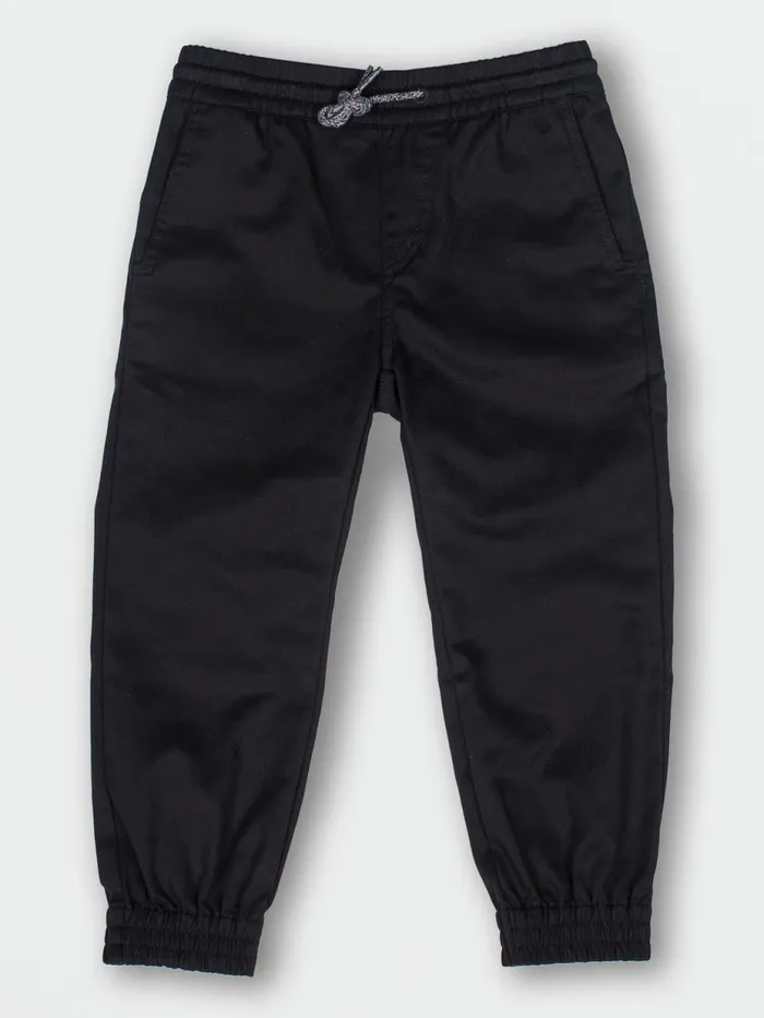Boys Pants Volcom Little Boys Frickin Slim Jogger Pants 8211 Black