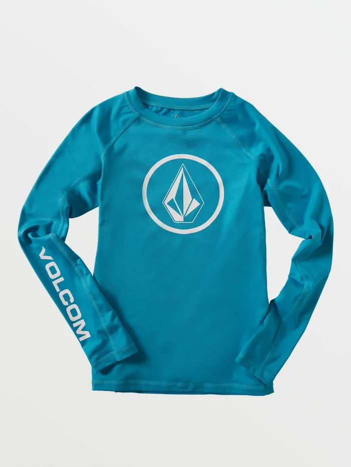 Boys Rashguards Volcom Big Boys Lido Solid Long Sleeve UPF 50 Rashguard 8211 Barrier Reef Boys Rashguards Volcom Big Boys Lido Solid Long Sleeve UPF 50 Rashguard 8211 Barrier Reef