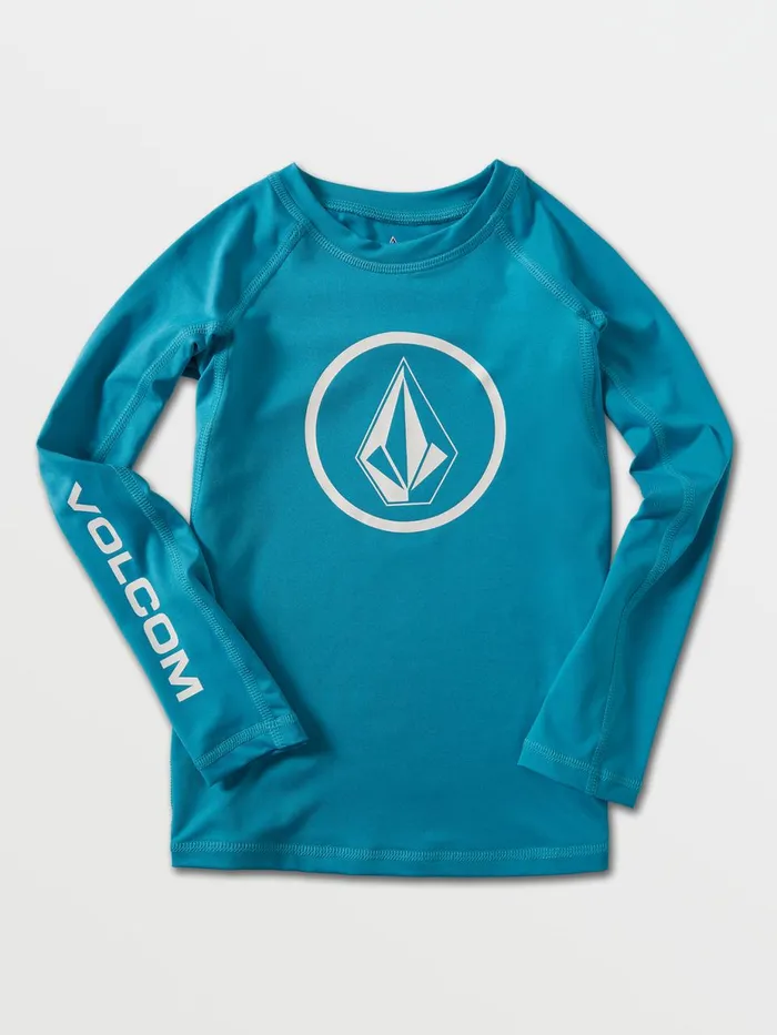Boys Rashguards Volcom Little Boys Lido Solid Long Sleeve UPF 50 Rashguard 8211 Barrier Reef Boys Rashguards Volcom Little Boys Lido Solid Long Sleeve UPF 50 Rashguard 8211 Barrier Reef