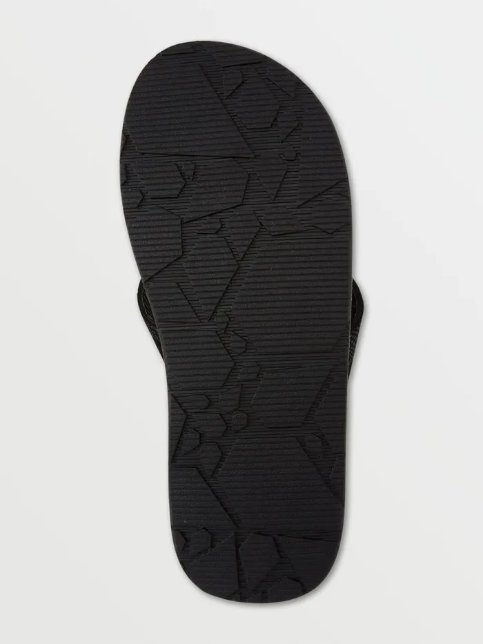 Boys Sandals Volcom Big Boys Recliner Sandal 8211 Lime