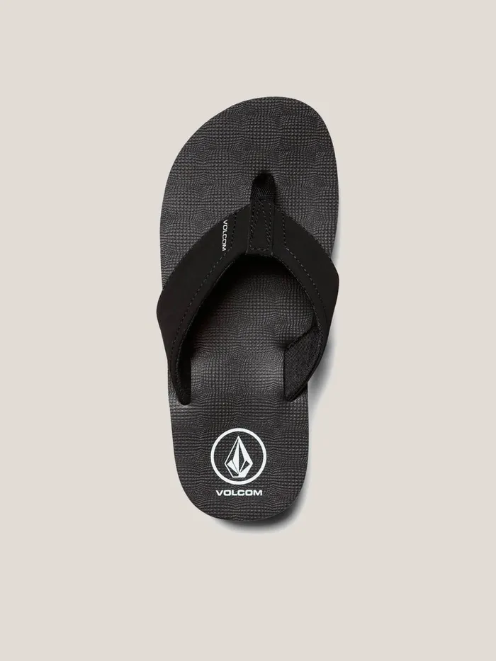 Boys Sandals Volcom Big Boys Victor Sandal 8211 Black