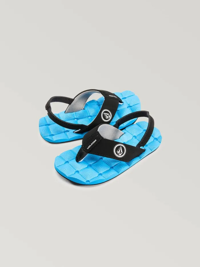 Boys Sandals Volcom Little Boys Recliner Sandal 8211 Marina Blue