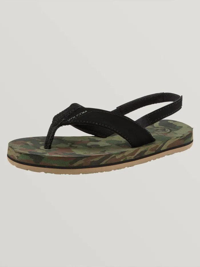 Boys Sandals Volcom Little Boys Victor Sandal 8211 Dark Camo