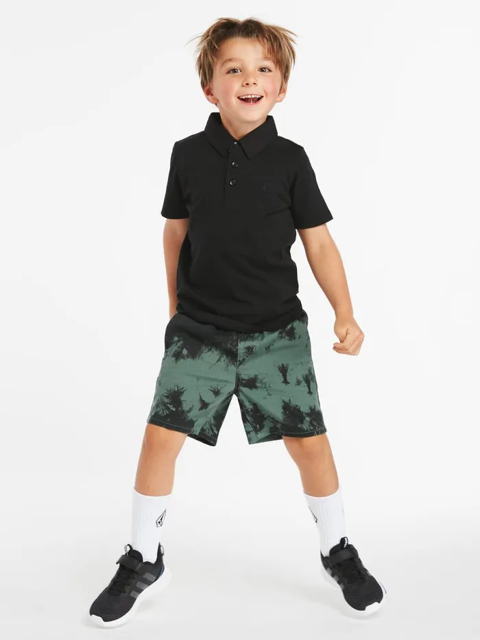 Boys Shirts and Flannels Volcom Little Boys Wowzer Short Sleeve Polo 8211 Black Boys Shirts and Flannels Volcom Little Boys Wowzer Short Sleeve Polo 8211 Black