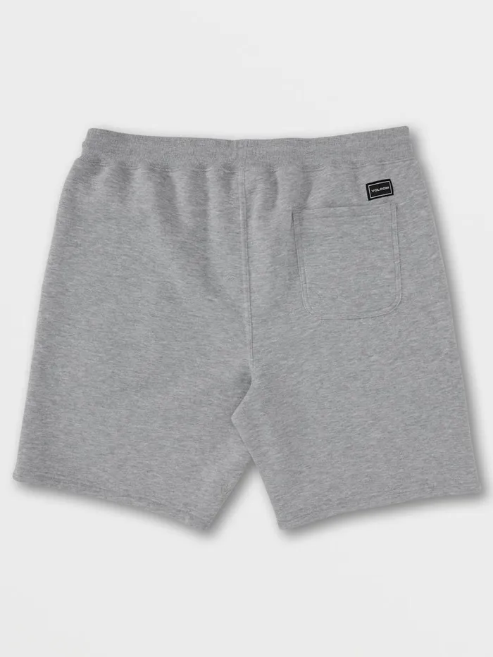 Boys Shorts Volcom Big Boys Brooker Fleece Shorts 8211 Heather Grey