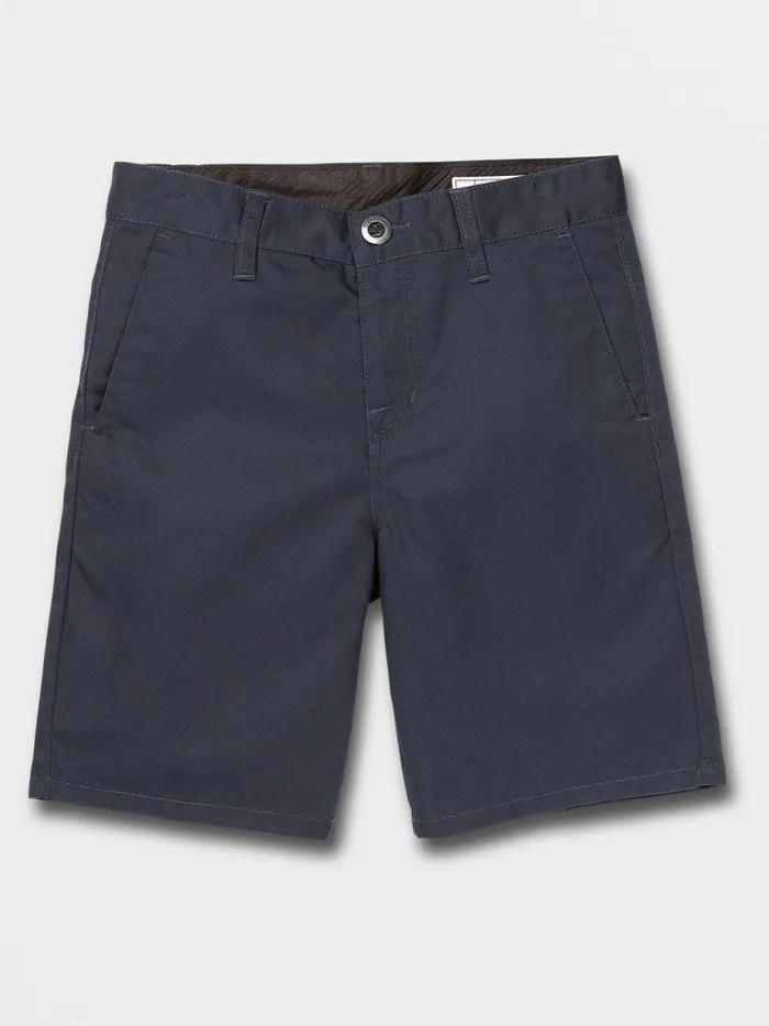 Boys Shorts Volcom Big Boys Frickin Chino Shorts 8211 Dark Navy