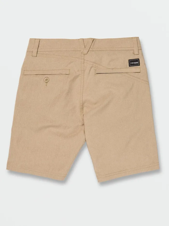 Boys Shorts Volcom Big Boys Frickin Cross Shred Static Shorts 8211 Dark Khaki