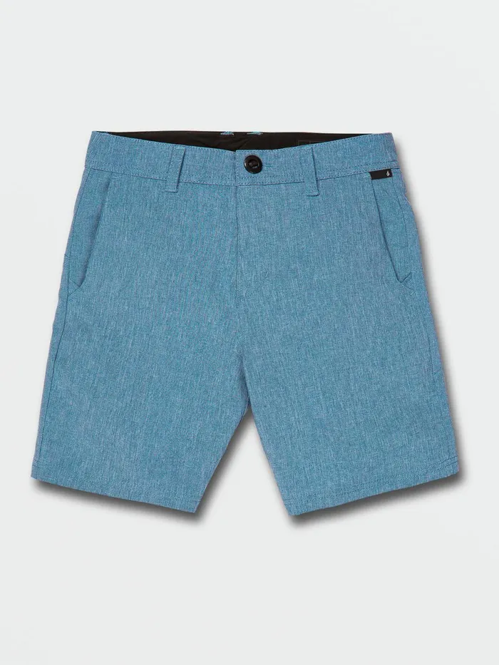 Boys Shorts Volcom Big Boys Frickin Cross Shred Static Shorts 8211 Niagra