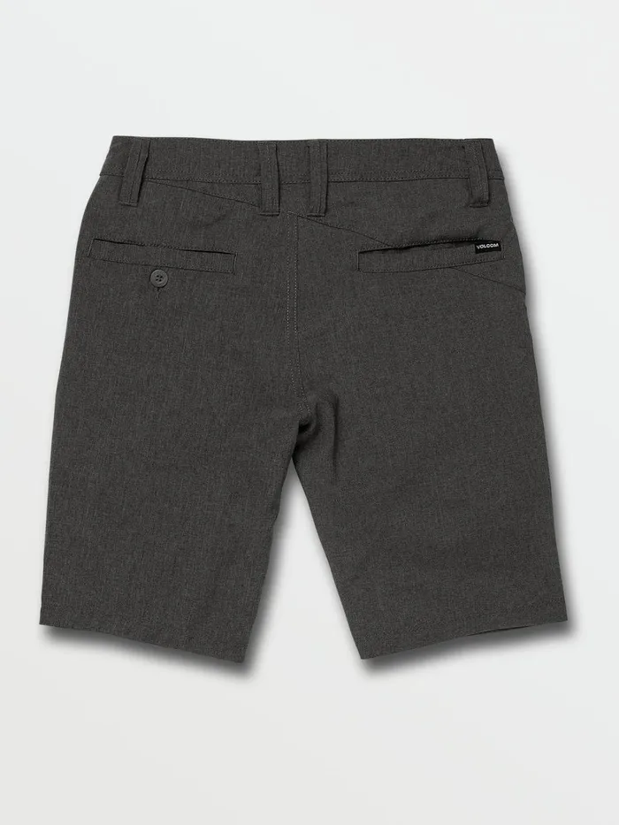 Boys Shorts Volcom Big Boys Frickin Surf N039 Turf Static Shorts 8211 Charcoal Heather