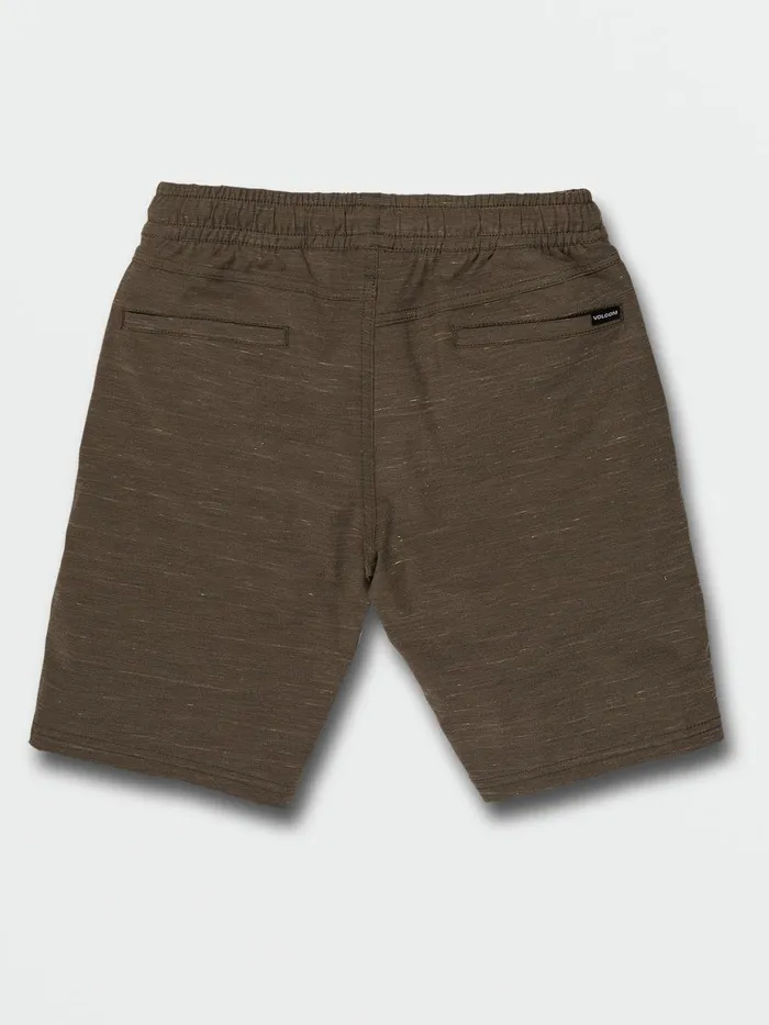 Boys Shorts Volcom Big Boys Understoned Elastic Waist Hybrid Shorts 8211 Lead