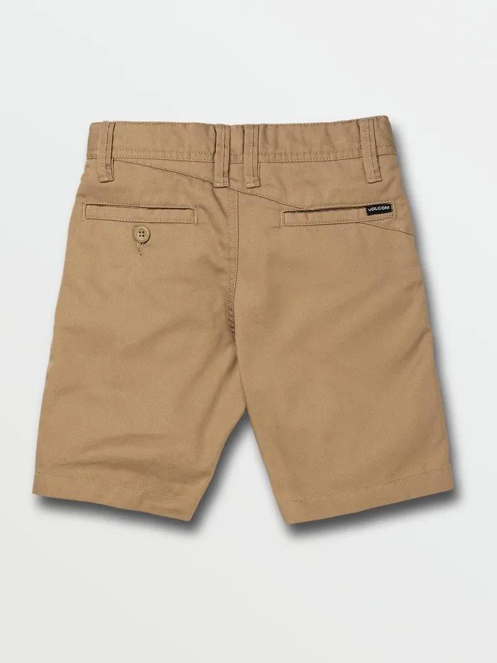 Boys Shorts Volcom Little Boys Frickin Chino Shorts 8211 Khaki