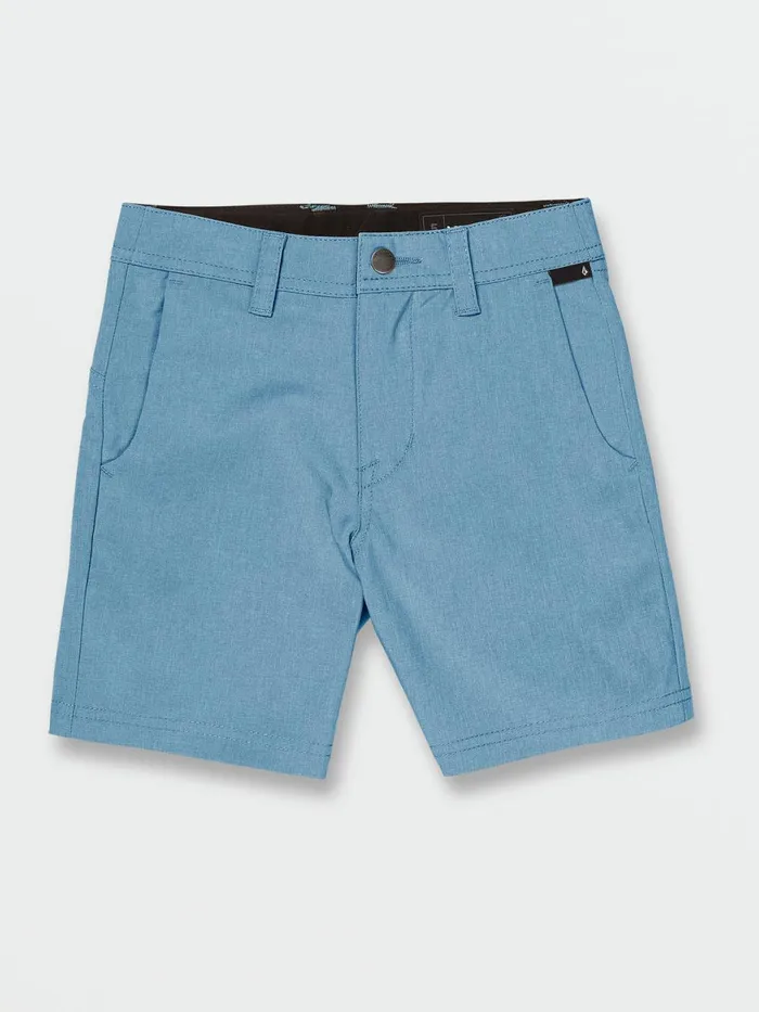Boys Shorts Volcom Little Boys Frickin Cross Shred Static Shorts 8211 Niagra