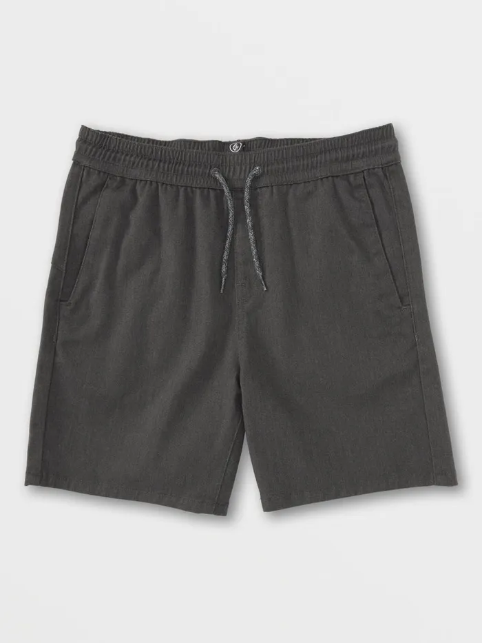 Boys Shorts Volcom Little Boys Frickin Elastic Shorts 8211 Charcoal Heather