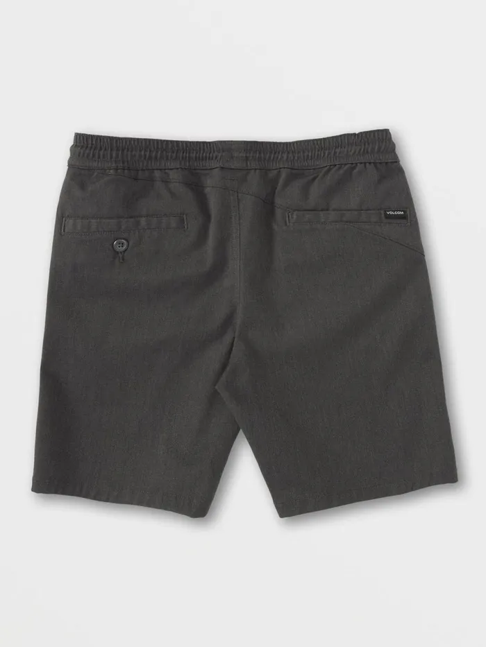 Boys Shorts Volcom Little Boys Frickin Elastic Shorts 8211 Charcoal Heather