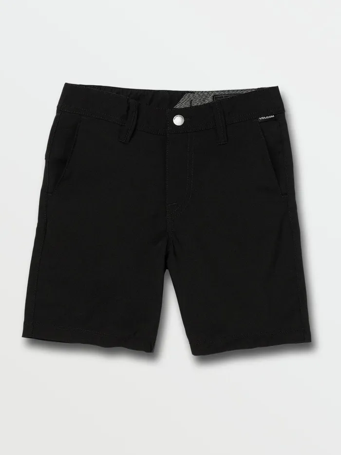 Boys Shorts Volcom Little Boys Frickin Surf N039 Turf Static Shorts 8211 Black Out