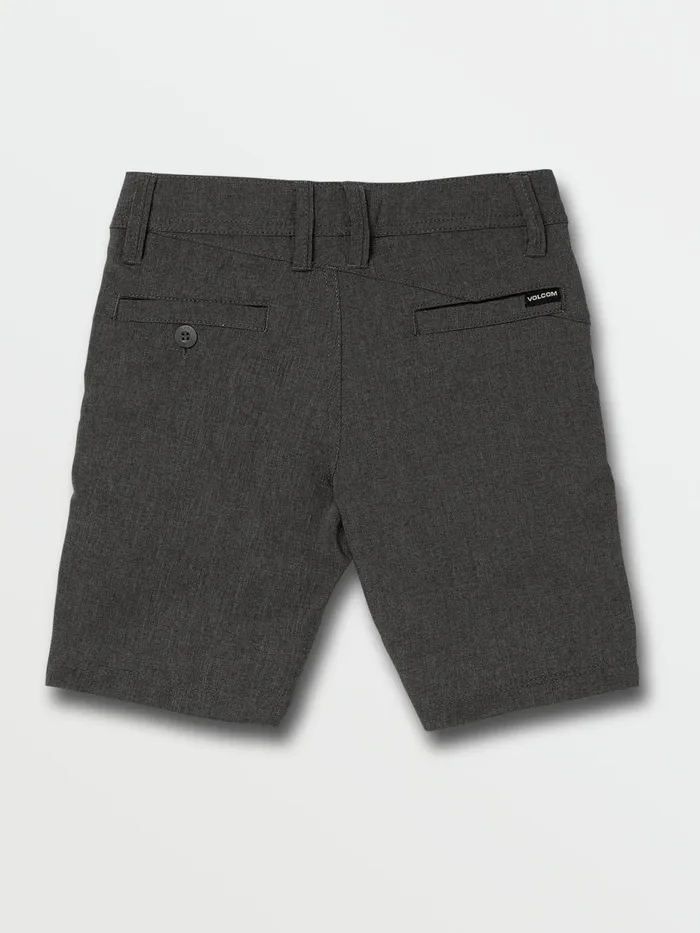 Boys Shorts Volcom Little Boys Frickin Surf N039 Turf Static Shorts 8211 Charcoal Heather