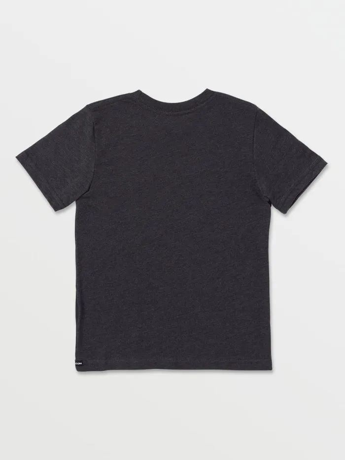 Boys TShirts and Tanks Volcom Big Boys Big Island Short Sleeve Tee 8211 Heather Black