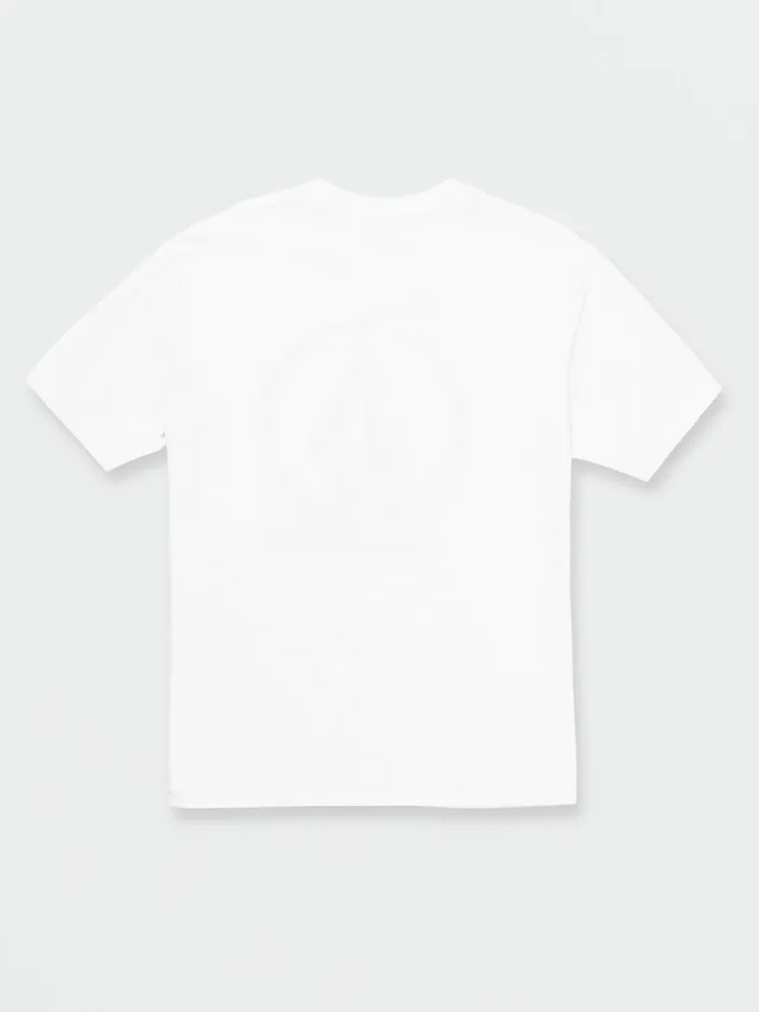 Boys TShirts and Tanks Volcom Big Boys Crisp Stone Short Sleeve Tee 8211 White