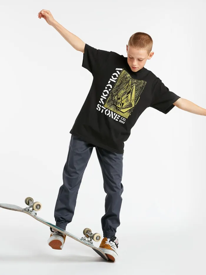 Boys TShirts and Tanks Volcom Big Boys Dedliner Short Sleeve Tee 8211 Black