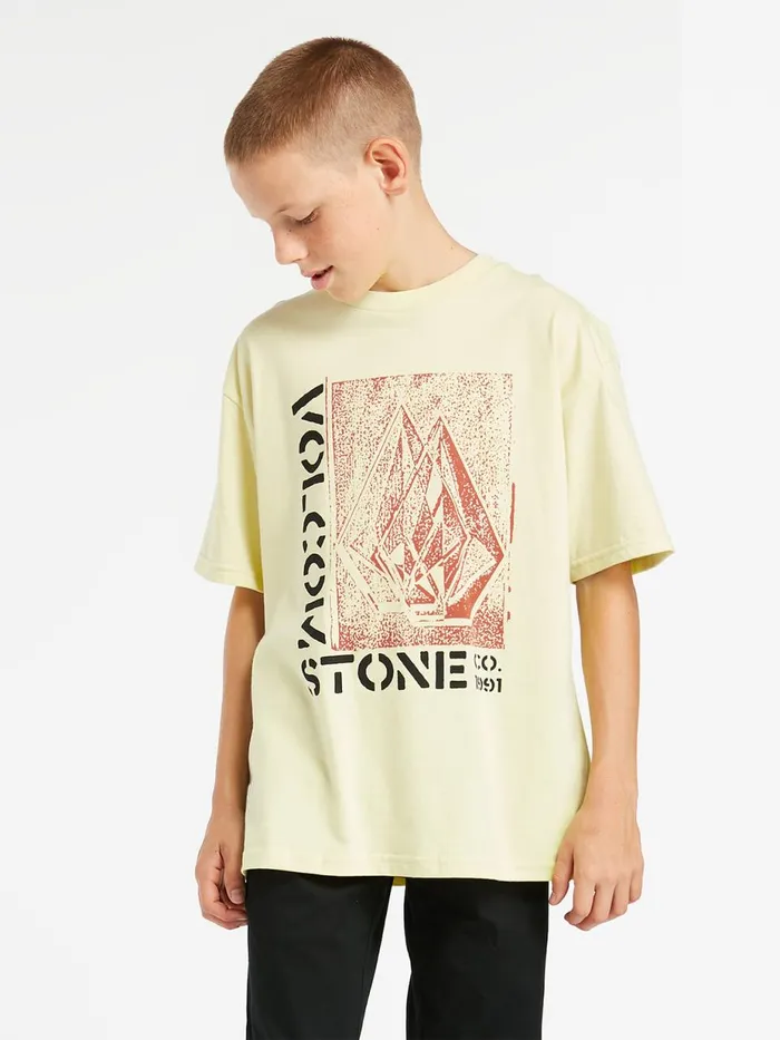 Boys TShirts and Tanks Volcom Big Boys Dedliner Short Sleeve Tee 8211 Glimmer Yellow Boys TShirts and Tanks Volcom Big Boys Dedliner Short Sleeve Tee 8211 Glimmer Yellow