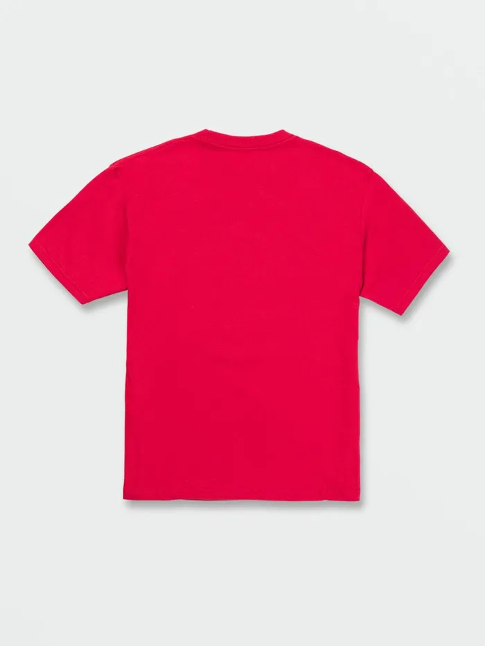 Boys TShirts and Tanks Volcom Big Boys Euro Short Sleeve Tee 8211 Ribbon Red