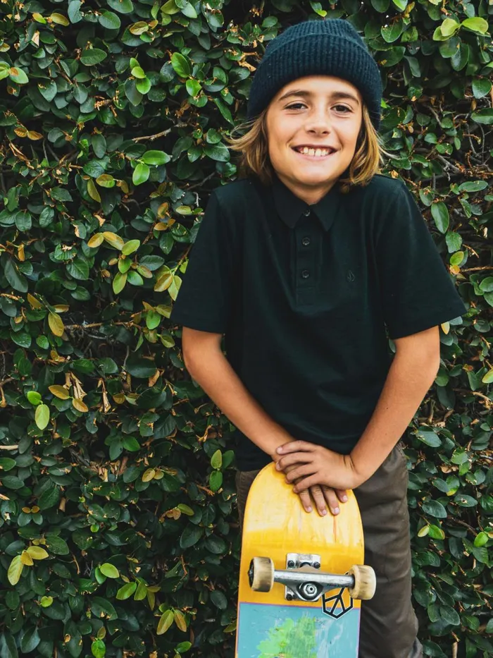 Boys TShirts and Tanks Volcom Big Boys Hazard Pro Polo Short Sleeve 8211 Black