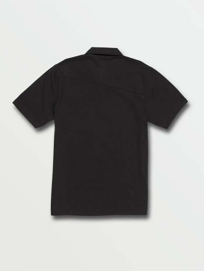 Boys TShirts and Tanks Volcom Big Boys Hazard Pro Polo Short Sleeve 8211 Black