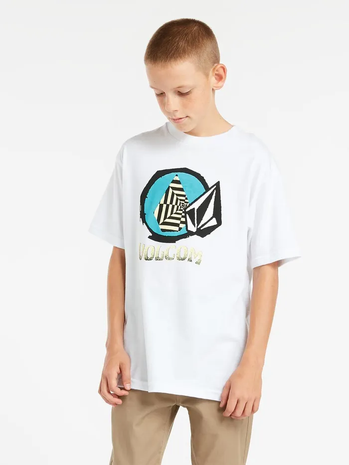 Boys TShirts and Tanks Volcom Big Boys Inner Space Short Sleeve Tee 8211 White Boys TShirts and Tanks Volcom Big Boys Inner Space Short Sleeve Tee 8211 White