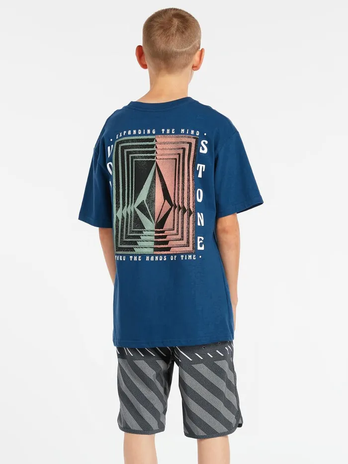 Boys TShirts and Tanks Volcom Big Boys Reverberation Short Sleeve Tee 8211 Harbor Blue