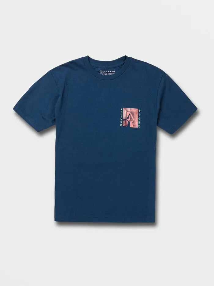 Boys TShirts and Tanks Volcom Big Boys Reverberation Short Sleeve Tee 8211 Harbor Blue