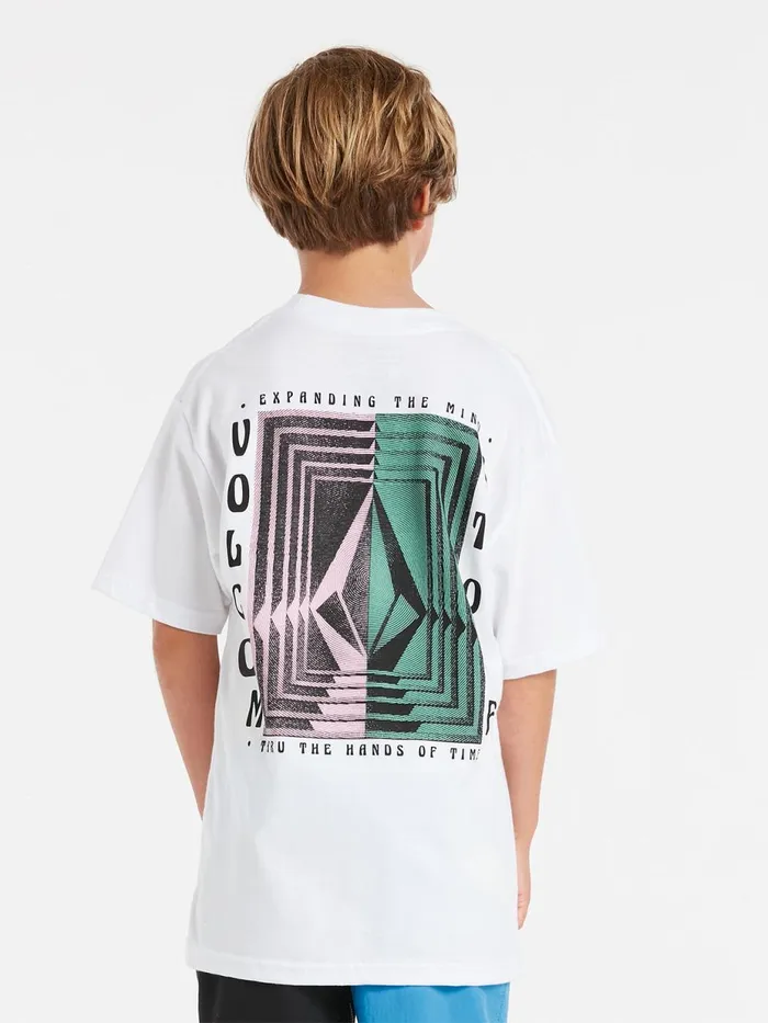 Boys TShirts and Tanks Volcom Big Boys Reverberation Short Sleeve Tee 8211 White