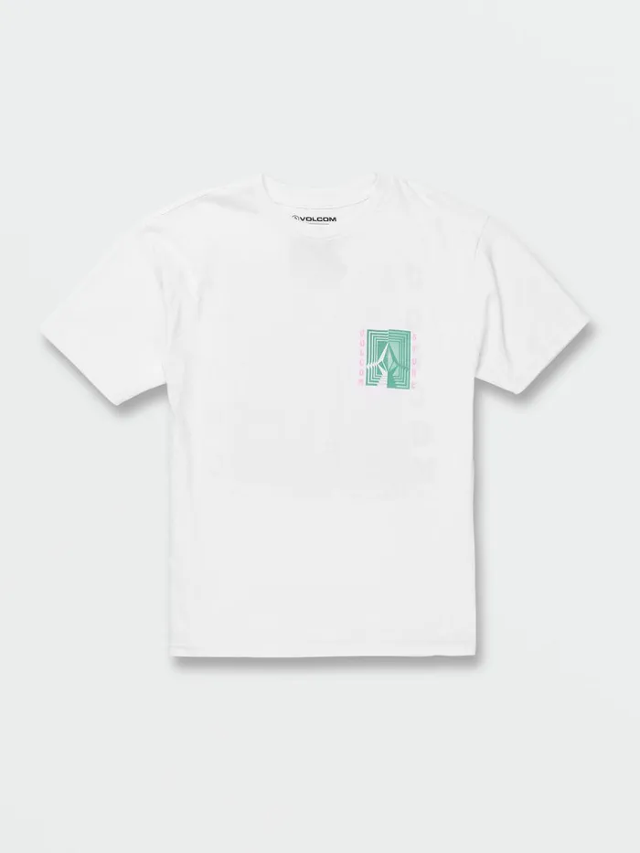 Boys TShirts and Tanks Volcom Big Boys Reverberation Short Sleeve Tee 8211 White