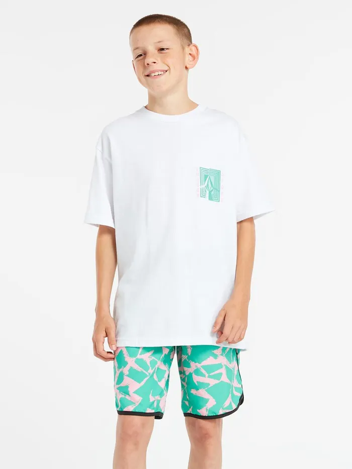 Boys TShirts and Tanks Volcom Big Boys Reverberation Short Sleeve Tee 8211 White