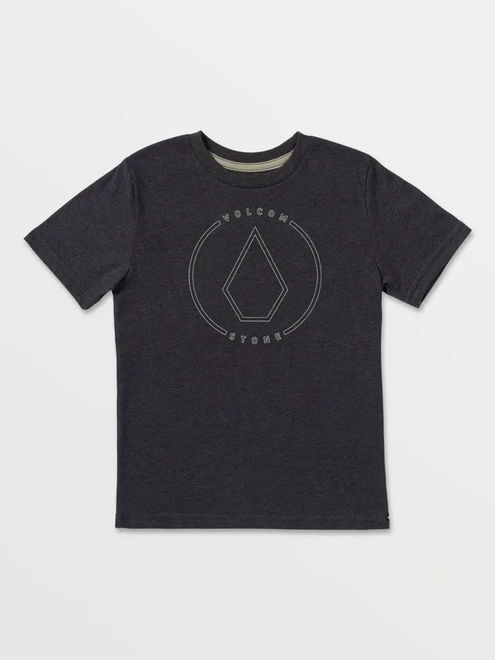 Boys TShirts and Tanks Volcom Big Boys Rim Stone Short Sleeve Tee 8211 Heather Black Boys TShirts and Tanks Volcom Big Boys Rim Stone Short Sleeve Tee 8211 Heather Black
