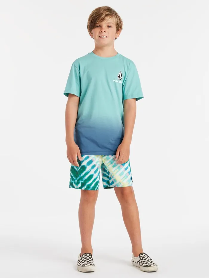 Boys TShirts and Tanks Volcom Big Boys Stone Dip Short Sleeve Tee 8211 Sea Green Boys TShirts and Tanks Volcom Big Boys Stone Dip Short Sleeve Tee 8211 Sea Green