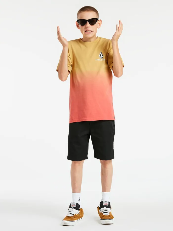 Boys TShirts and Tanks Volcom Big Boys Stone Dip Short Sleeve Tee 8211 Sunfade