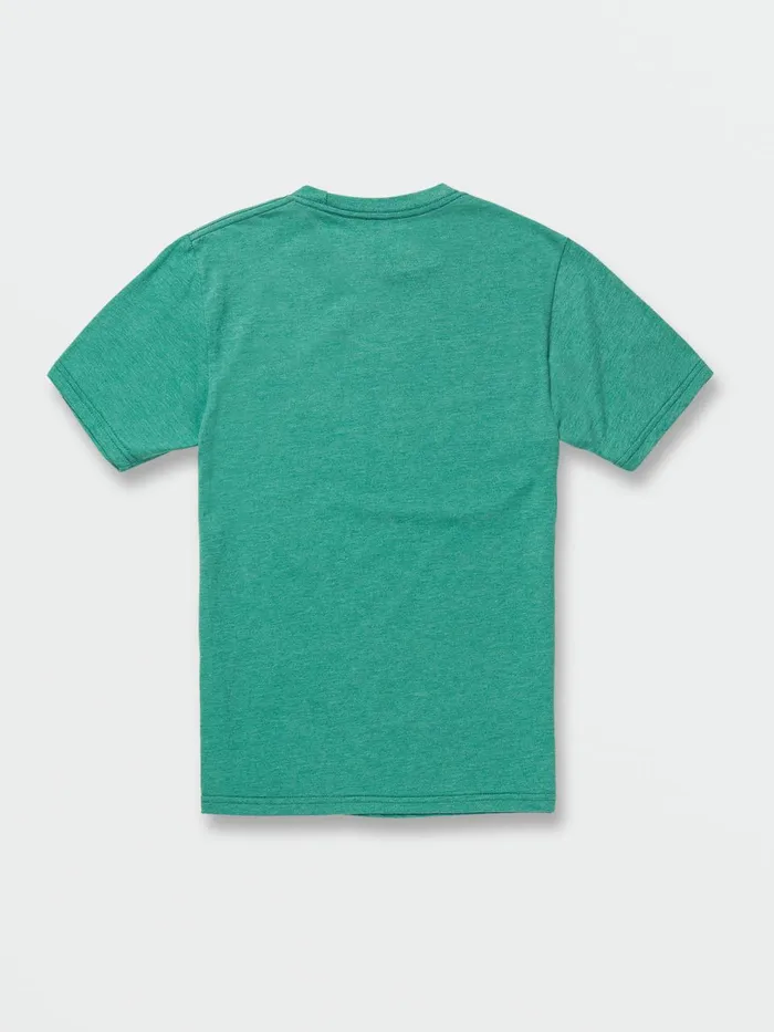 Boys TShirts and Tanks Volcom Big Boys Tristone Short Sleeve Tee 8211 Kelly Heather