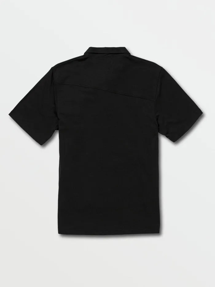 Boys TShirts and Tanks Volcom Big Boys Wowzer Short Sleeve Polo 8211 Black
