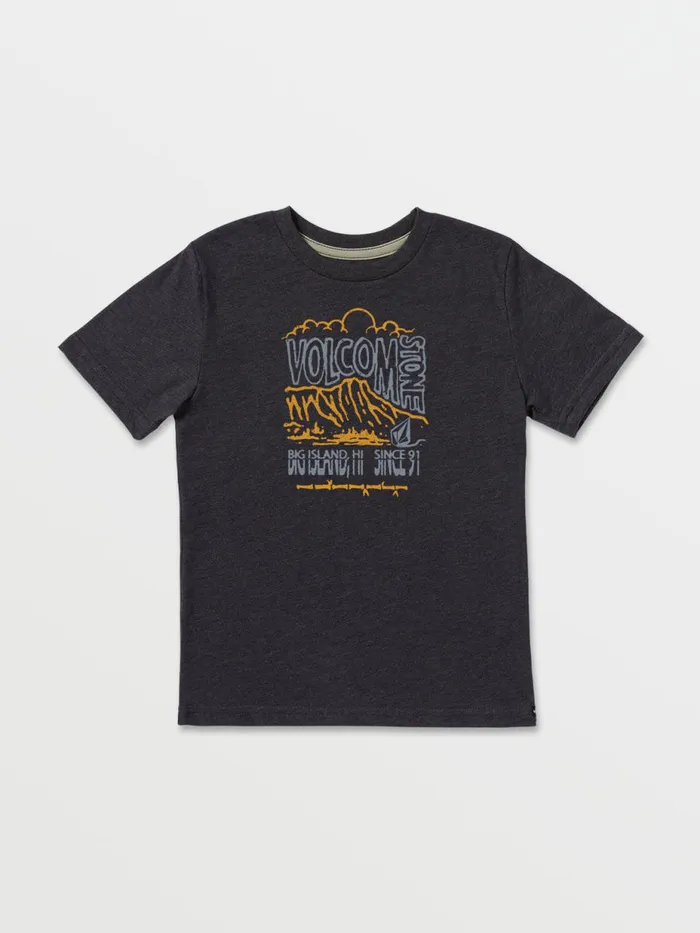 Boys TShirts and Tanks Volcom Little Boys Big Island Short Sleeve Tee 8211 Heather Black Boys TShirts and Tanks Volcom Little Boys Big Island Short Sleeve Tee 8211 Heather Black