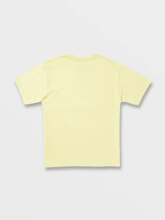 Boys TShirts and Tanks Volcom Little Boys Crisp Stone Short Sleeve Tee 8211 Glimmer Yellow