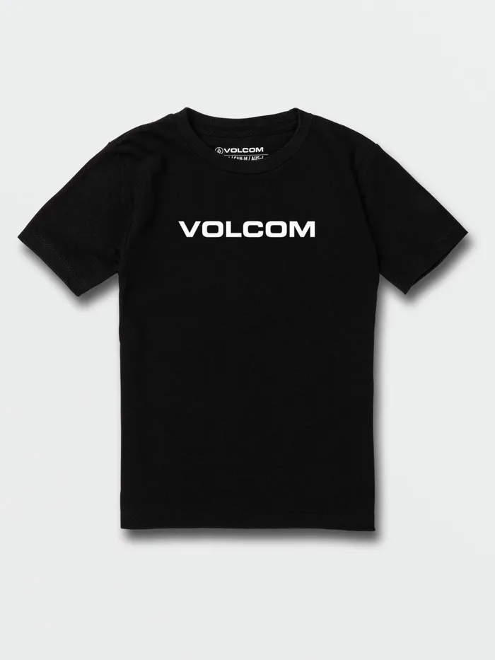 Boys TShirts and Tanks Volcom Little Boys Euro Short Sleeve Tee 8211 Black