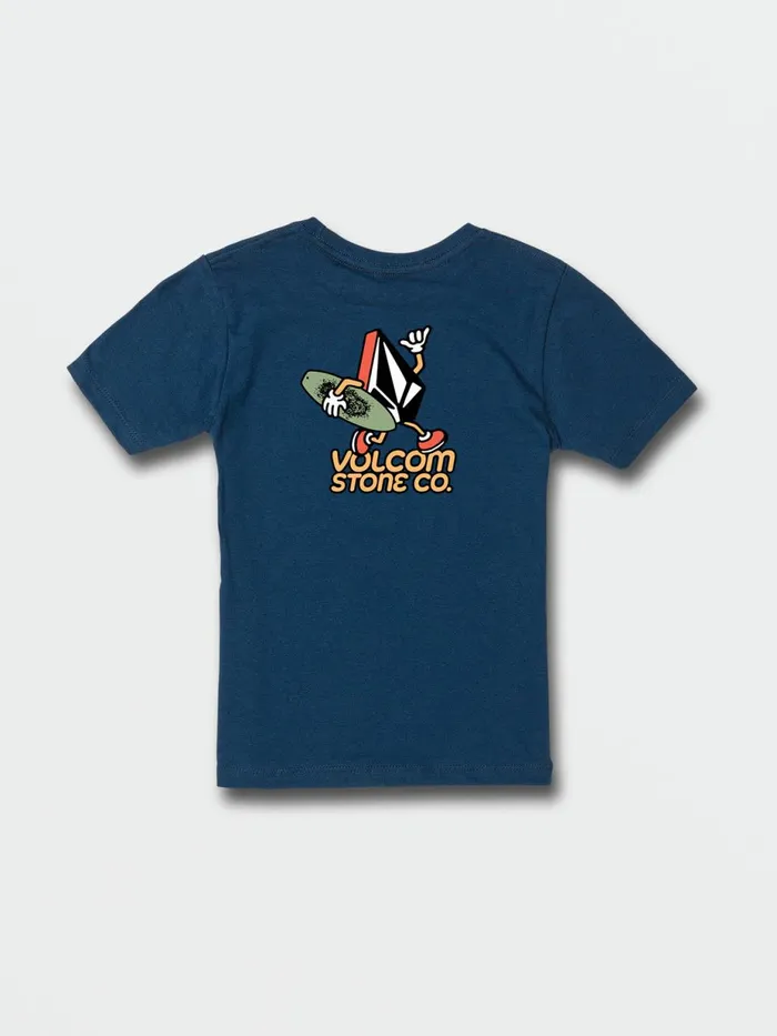 Boys TShirts and Tanks Volcom Little Boys Frother Short Sleeve Tee 8211 Harbor Blue