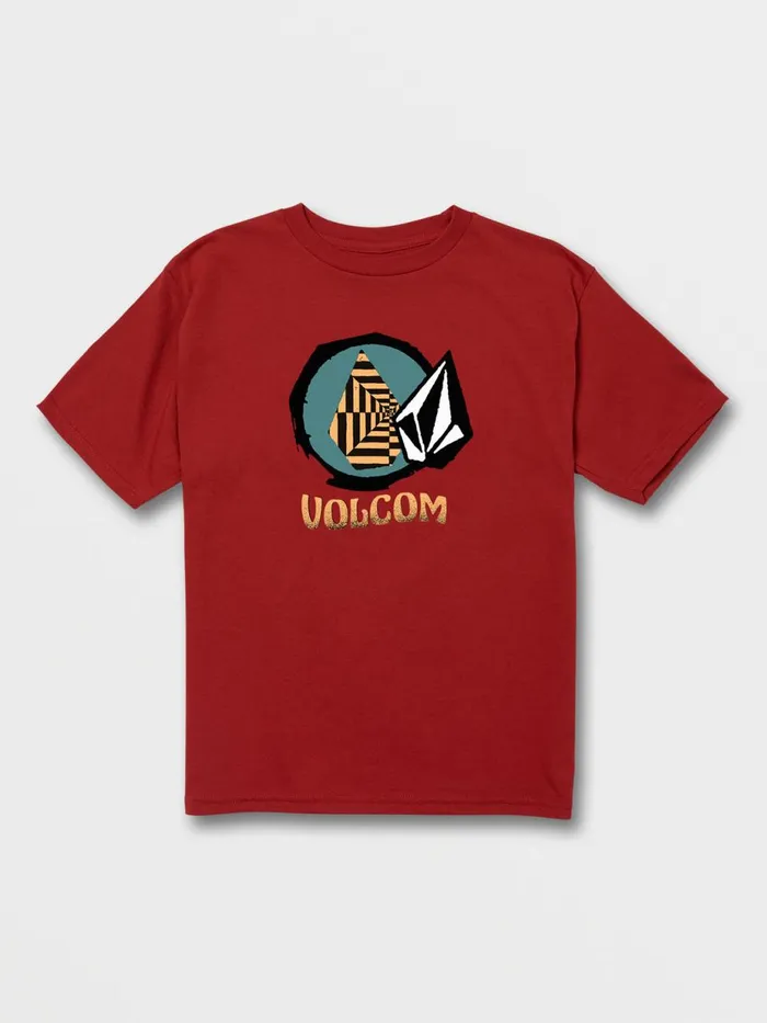 Boys TShirts and Tanks Volcom Little Boys Inner Space Short Sleeve Tee 8211 Ribbon Red Boys TShirts and Tanks Volcom Little Boys Inner Space Short Sleeve Tee 8211 Ribbon Red