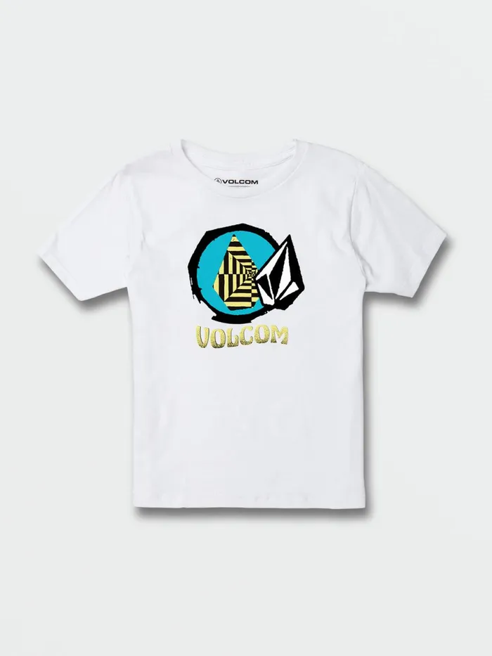 Boys TShirts and Tanks Volcom Little Boys Inner Space Short Sleeve Tee 8211 White Boys TShirts and Tanks Volcom Little Boys Inner Space Short Sleeve Tee 8211 White