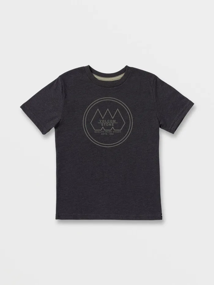Boys TShirts and Tanks Volcom Little Boys Tristone Short Sleeve Tee 8211 Dark Black Heather Boys TShirts and Tanks Volcom Little Boys Tristone Short Sleeve Tee 8211 Dark Black Heather