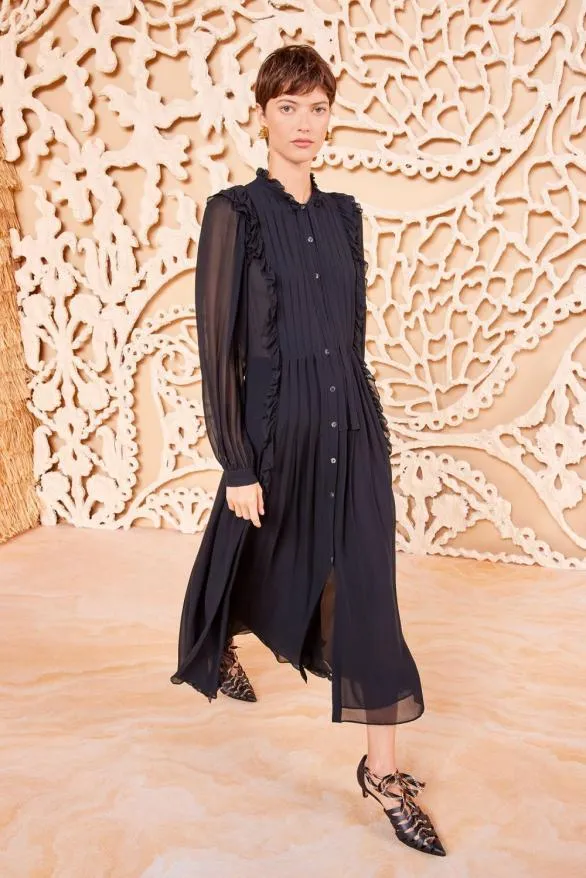 Brielle Dress Noir Women Ulla Johnson Dresses
