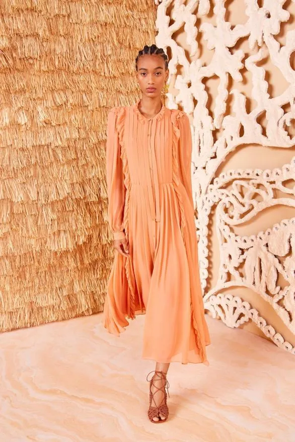 Brielle Dress Peony Women Ulla Johnson Dresses Brielle Dress Peony Women Ulla Johnson Dresses