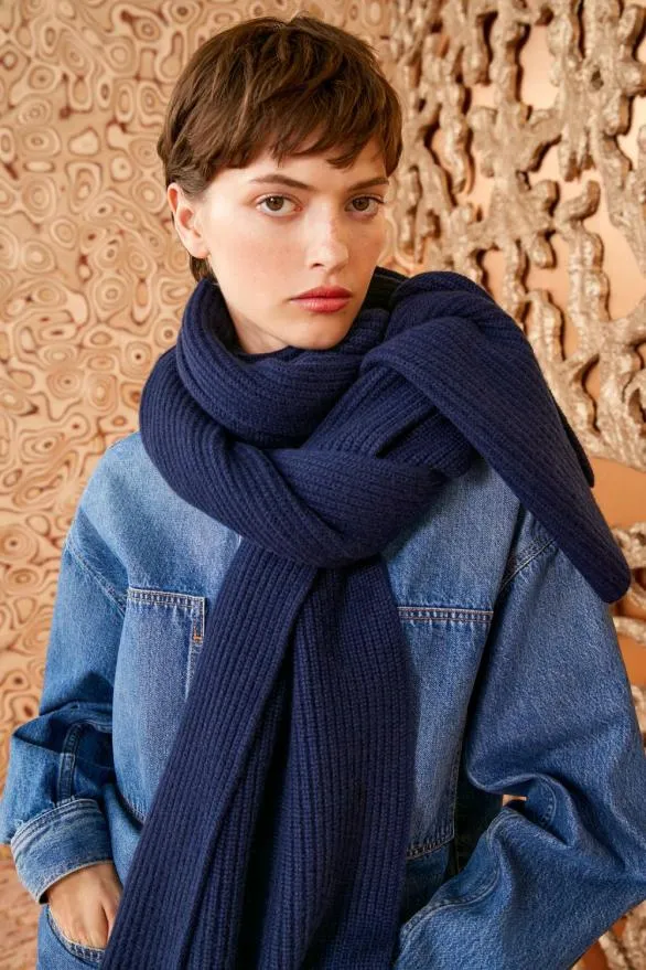 Brinley Scarf Midnight Women Ulla Johnson Knits