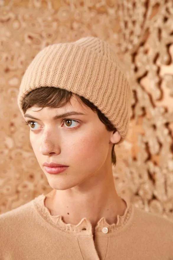 Bronwyn Hat Camel Women Ulla Johnson Knits